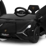 12V Licensed Lamborghini Sian Kids Electric Ride-On Car with Parent Remote, Spring Suspension & MP3 Player
