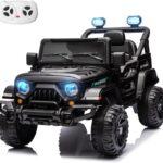 12V Kids Electric Ride-On Truck with Parent Remote, Dual Motors, Bluetooth Music & LED Lights