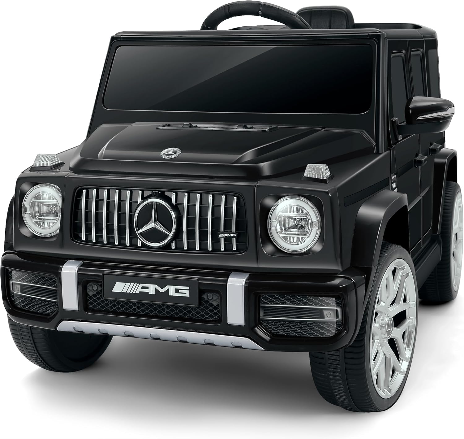 12V Licensed Mercedes-Benz AMG G63 Kids Electric Ride-On Car with Parent Remote, LED Lights, Bluetooth & Smooth Start