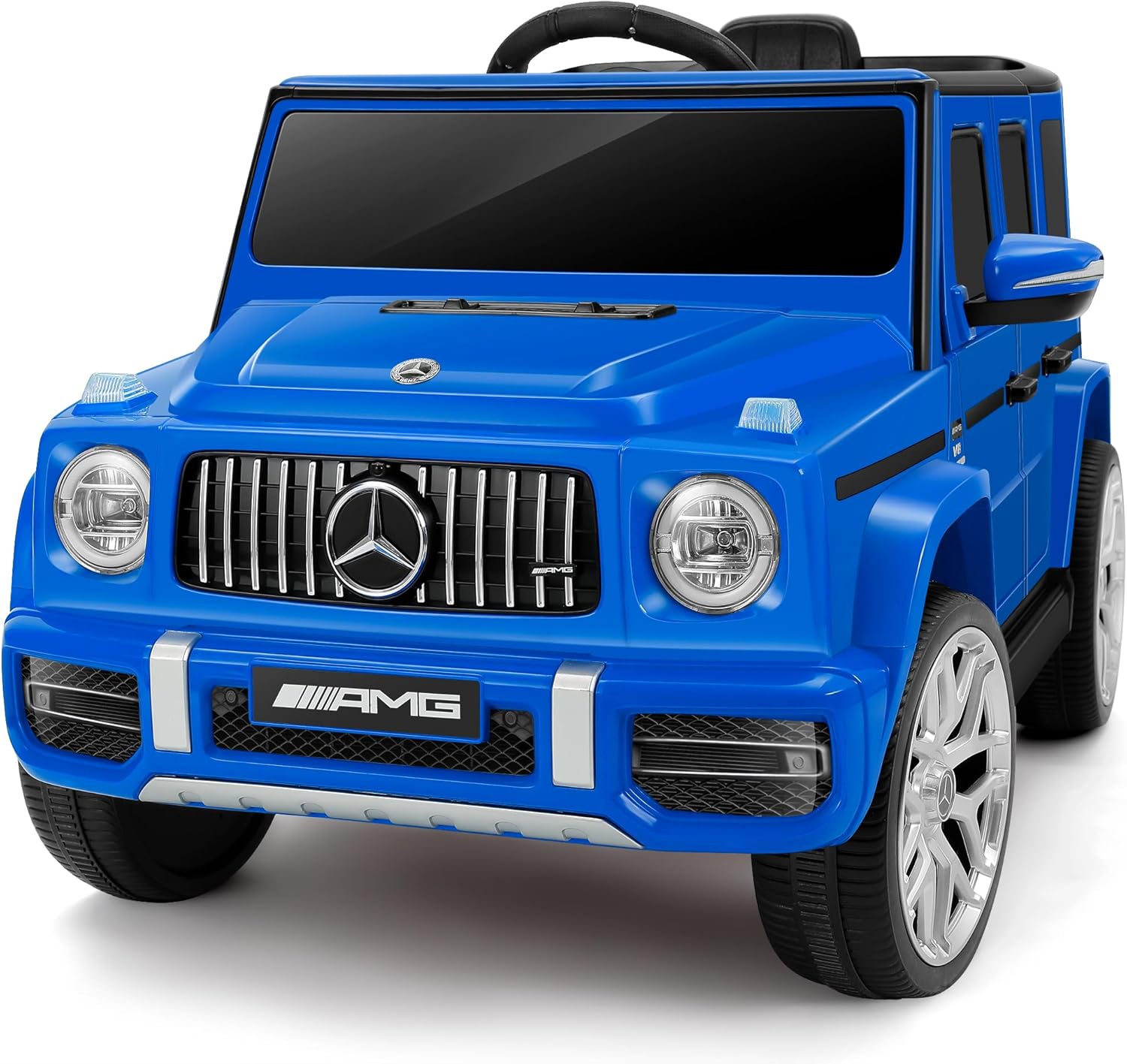 12V Licensed Mercedes-Benz AMG G63 Kids Electric Ride-On Car with Parent Remote, LED Lights, Bluetooth & Smooth Start - Image 4