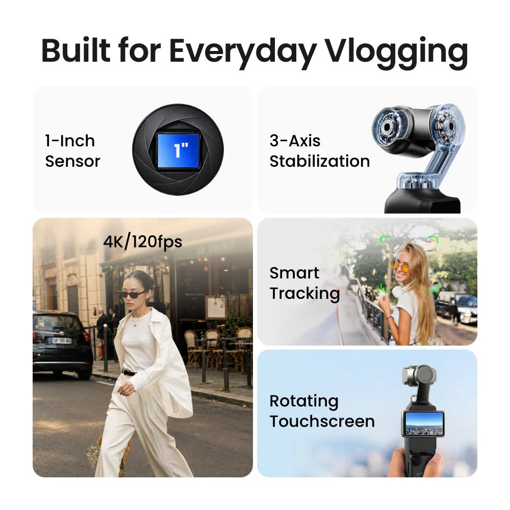 Xtra Muse: 4K/120fps Pocket Gimbal Camera with 1" CMOS Sensor - Image 8