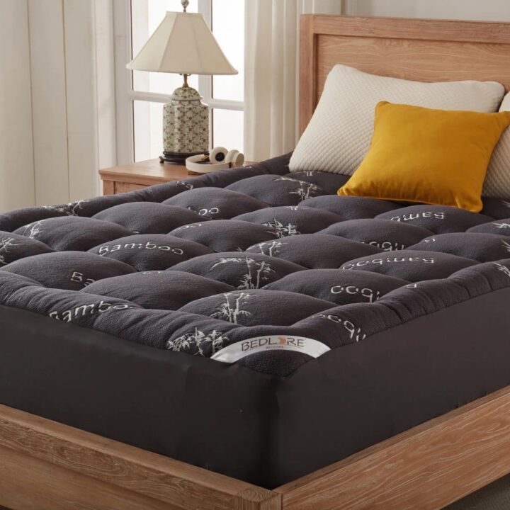 Bedlore® 3D Fill Bamboo Mattress Topper, Cooling & Deep Sleep